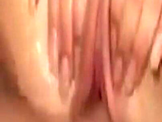 Skinny Babe Fingers Holes Until Squirting Explosion