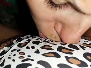 My girlfriend gently and lovingly caresses my clit until I cum in her mouth