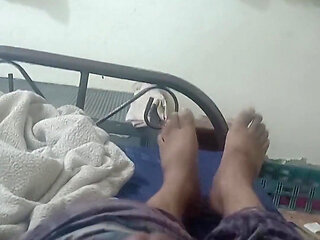 Bangladesi Boy Musterbate at His Bedroom.