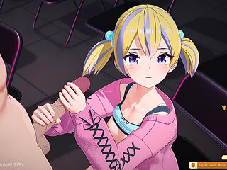 HoneyCome - Girl start masturbating on stage so i decided to join her