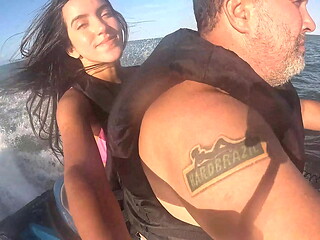 Loucuras no Jet Ski no mar do Guaruj&aacute_ - SP
