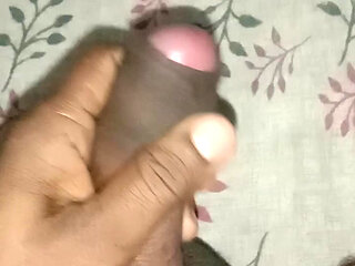 College guy masterbating in alone