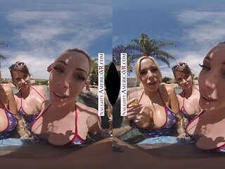 Naughty America 4th of July Fun with Three Sexy Babes by Naughty America VR: Porn