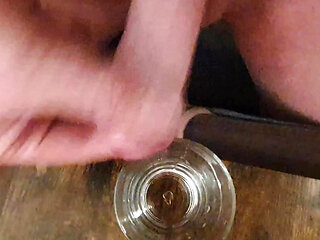 Nicely squirted into the glass