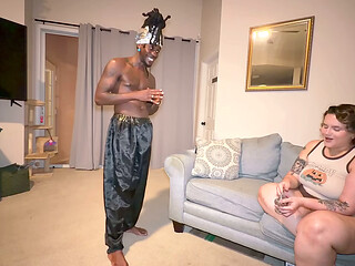 Big Djinn Diggler Gets His Lamp Rubbed By Valentina