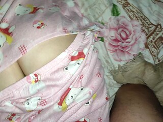 Petite Russian GF cheats on her OLD boyfriend with a bigger cock