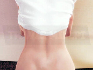 Hot Redhead Nerd Girl Gives Sloppy Blowjob & Gets Pounded Glasses, Big Ass & Creampie