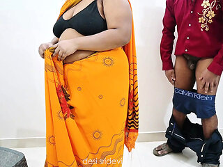 Indian uncle having sex affair with maid