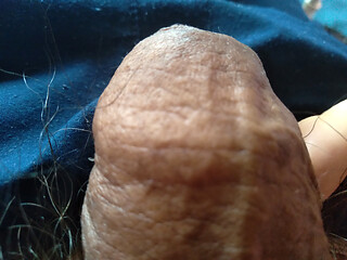 huge naked cock in the bedroom