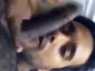 Indian Amateur Sucks a Big Black Cock