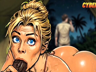 Married Blonde MILF Gets Anal Pleasure from a BBC. Crazy Jungle Fuck. Hot Cartoon with Ass Licking. Cheating Wife
