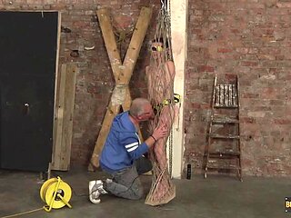 Sweet Twink Drained Of Cum In A Rope Cage - Jonny Pistol amp Sebastian Kane