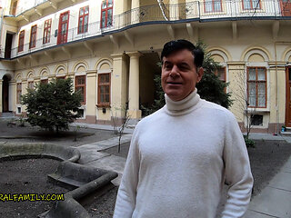 Pettie Russian tourist Kate Quinn squirts and gets a creampie from Stepdaddy