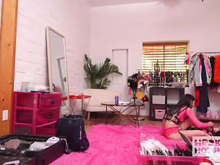 Kaitlyn Katsaros's Ass and Tits Tease Hard in Clothing Swap!