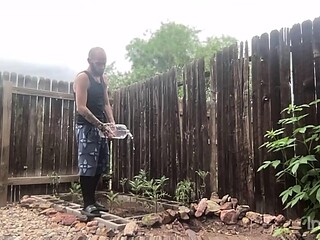 Timmy Tussins Skinny Hairy Cock Worshipped by Feet