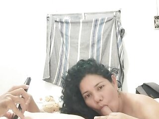 Casual Blowjob in Bed