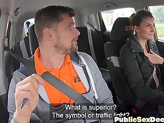 Cute Learner Cockriding Her Instructor
