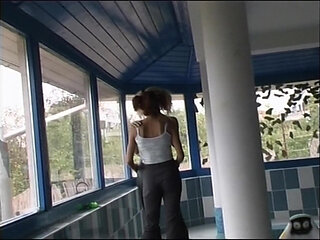 Solemn butt-fuck in a vintage amateur movie