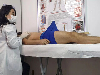 Hot Brazilian nurse gives patient a hard erection with her tight pussy