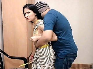 Desi Bhabhi Rough Fuck - 18 Year Old Tight Pussy Destroyed in Doggy Style