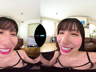 Japanese teen sucking POV cock