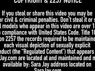 Watch playful Sara Jay's movie