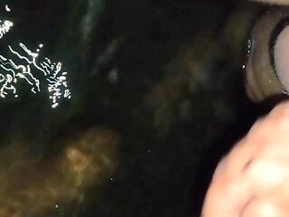 Sneak Out to Skinny Dip with Best Friends Wife Late Night After He Went to Bed