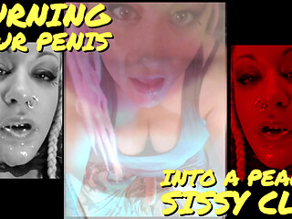 Turn Your Penis Into a Peanut Sissy Clit Directed by a Shemale