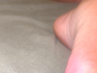 Cum on My Wifes Feet as She Masturbates