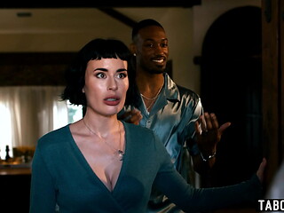Wife cuckold by black boss and himself when he came over for dinner