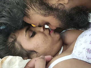 Passionate Kissing &amp_ Romance on First Night with Wife