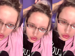 Pumps a Plug Pout Bimbo Transformation for Lip Obsession Clip by Findom Goaldigger