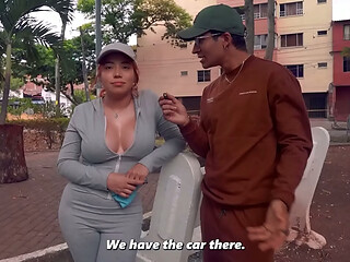 Offering Sex to a Stranger with Red Hair on the Street!
