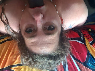 BBW Submissive Slut Roughly Face Fucked by BBC