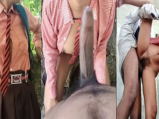 Desi Village Teen School Girl Hardcore Sex MMS - HotSihvani63 Blowjob Doggy Style Big Natural Tits