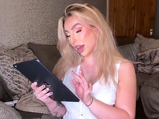 Naughty blonde dirty comment online pic