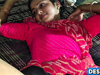 Desi hot bhabhi first time sex in home, with Hindi sex video