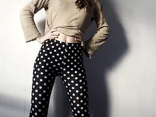 Yoga, stretching, skinny girl