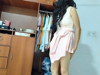 Clean Indian girl and fucks with her Colombian boss while working