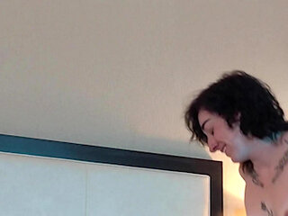 Super Sexy Petite Tatted Teen Sucking Cock - Compilation 1