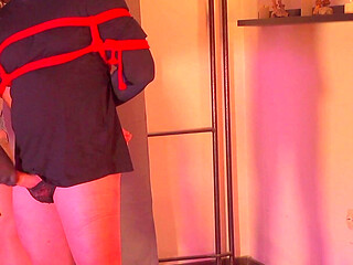 She Took Control of Him, Then Jerked Him off Until He Came - a Cruel Mistress and Cum on Her Shoe, Which He Licked off