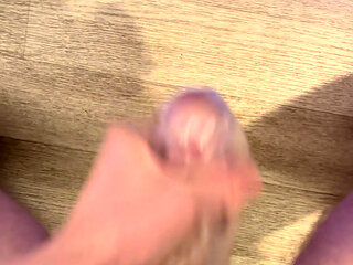 Big Dick Twink Cumming Hard with a Sex Toy Fleshlight and Huge 21cm Dildo