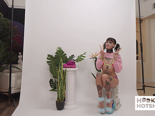 Bts - Inked Cc Doll Reveals Her Body in a Daring Photoshoot!