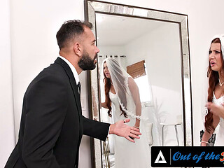 OUT OF THE FAMILY - Naughty Stella Luxx Cheats On Her Groom With The Best Man Right Before The Wedding