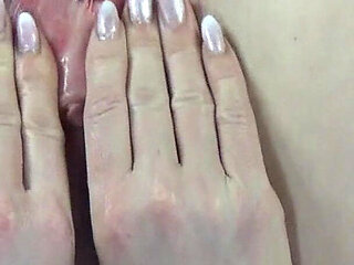 Labia Spreading Close up 3