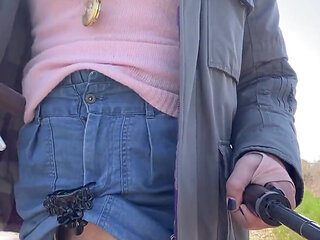 No. 155 Flashing My Pussy From the Car