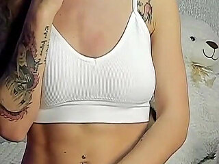 Sandy's solo sensual masturbation