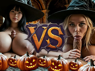 BIG-BREASTED WITCH WHORES - AI Interactive Video
