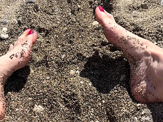 For Those Who Love Legs, Im Having Fun in the Sand.