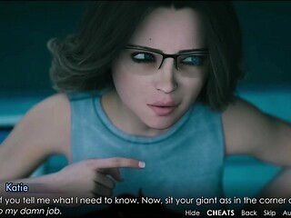 Blonde and brunette amateurs explore broken dreams in 3D hentai visual novel